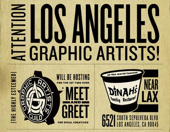 L.A Graphic Artists Guild Meet & Greet Tonight