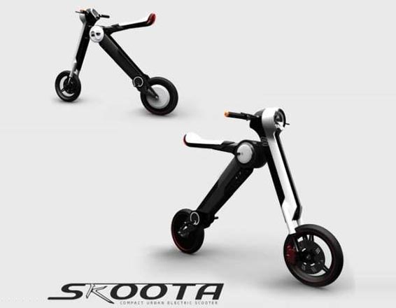 Skoota portable electric scooter by Stuart Emmerson